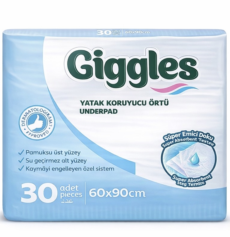 Пелюшки поглинаючі Giggles 60х90